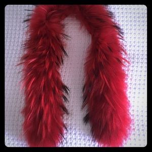 Red fox fur scarf/collar